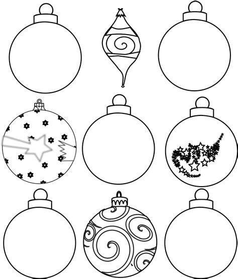 Christmas Ornaments Printables